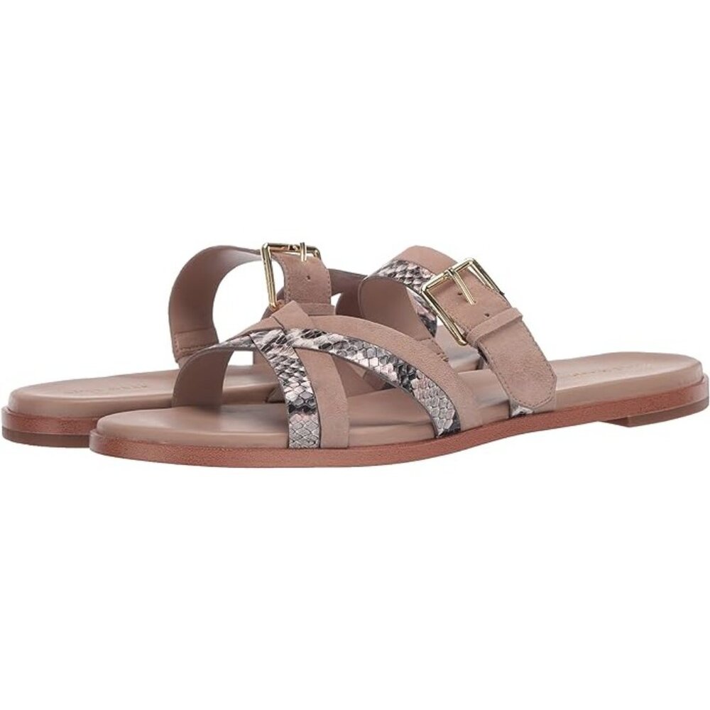 Cole Haan Women's Python-Print Fairen Grand Slide Flat Sandals Size 7.5 B - Picture 3 of 16